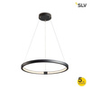 SLV lampa wisząca LED Halo 25W 1500lm 3000/4000K czarna 1002909