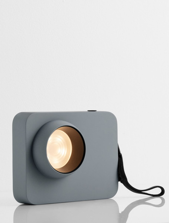 Luces Exclusivas lampka biurkowa LED Parinas ściemnialna 3W 65lm 3000K IP20 wys. 11 cm szara LE44509