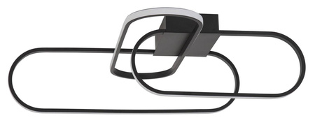 Luces Exclusivas plafon LED Hoyo 38W 2604lm 3000K czarny LE41406