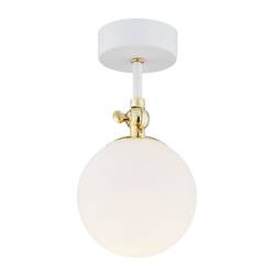 Argon kinkiet Latina E14 biało/mosiężny 4002