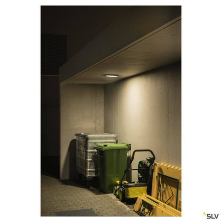 SLV plafon zewnętrzny LED Ainos 21W 1430lm 3000K biało/antracytowy IP44 229965