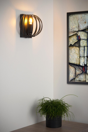 Lucide kinkiet Manuela E14/40W czarny 78274/01/30