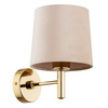 Argon kinkiet Ponte plus E27 mosiężno/beżowy 4727