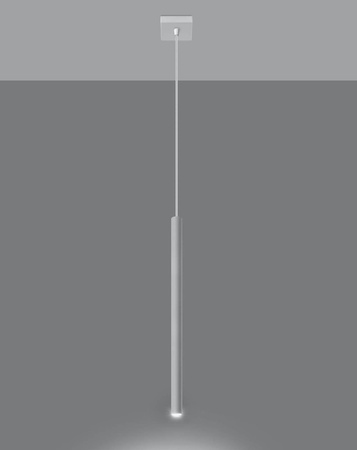 Sollux lampa wisząca Pastelo 1 G9 biała SL.0465