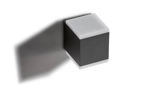 Azzardo kinkiet zewnętrzny LED Arbax 2 2x(6W 500lm 3000K) 12W 1000lm szary IP54 AZ4342