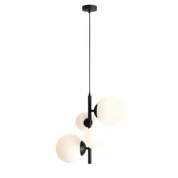 Aldex lampa wisząca Bloom 4 2xE27 + 2xE14 czarna 1091L1