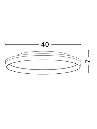 Luces Exclusivas lampa sufitowa LED Vinamar ściemnialna Ø 40 cm 36W 3157lm 2700-3000K IP20 czarno/drewniana LE44889