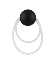 Luces Exclusivas kinkiet LED Cura 17W 1310lm 3000K IP20 czarny LE44257