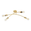 TK Lighting plafon Helix 4xE27 złoty 4688