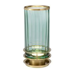 Quintiesse lampka biurkowa Arno GX53 mosiężno/zielona QN-ARNO-GREEN-AB