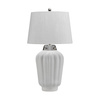 Quintiesse lampka biurkowa Bexley E27 biała/nikiel QN-BEXLEY-TL-WPN