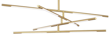 Luces Exclusivas lampa wisząca LED Bell 8x(5W 350lm 3000K) 40W 2800lm złota LE41341