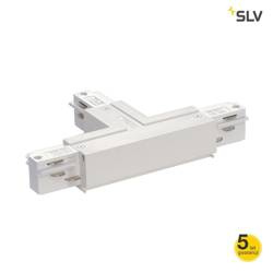 SLV łącznik typu T prawy do szyny 3F Eutrac biały 1001519