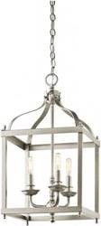 Elstead żyrandol / lampa wisząca Larkin 3xE14 nikiel KL-LARKIN-P-M-NI