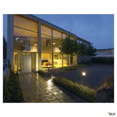 SLV lampa stojąca zewnętrzna Otos Glass E27 antracytowa 93,5cm IP43 230465