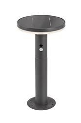 Rabalux lampa ogrodowa stojąca solarna Alaska z czujnikiem ruchu LED 10W 250lm 4000K antracytowo/biała IP44 77018