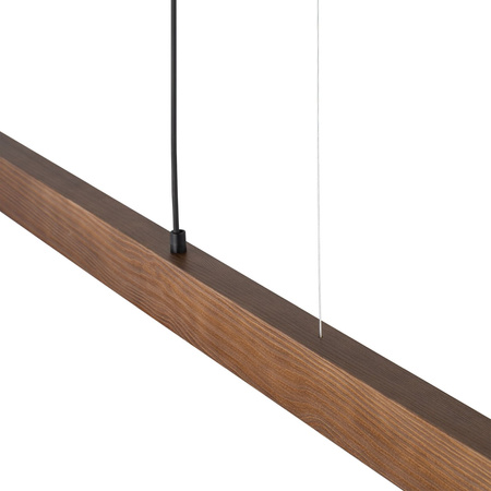 TK Lighting lampa wisząca LED Teo 36W 2200/3200K czarno/drewniana 1449