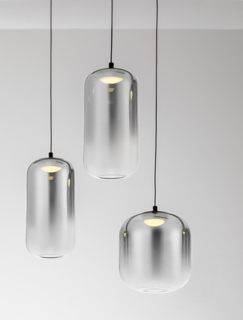 Luces Exclusivas lampa wisząca LED Anuco Ø 72 cm 25W 2792lm 3000K IP20 czarna LE44614