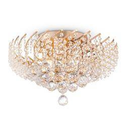 Maytoni plafon Karolina 6xE14 Ø41cm złoty DIA120-06-G