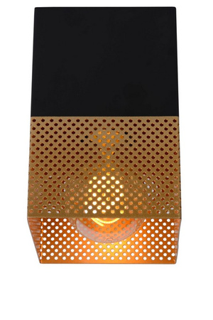 Lucide lampa sufitowa Renate 1x E27/40W czarno/złota 21123/01/02