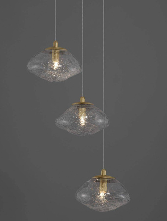 Luces Exclusivas lampa wisząca Nayarit 3xG9 złota LE42900