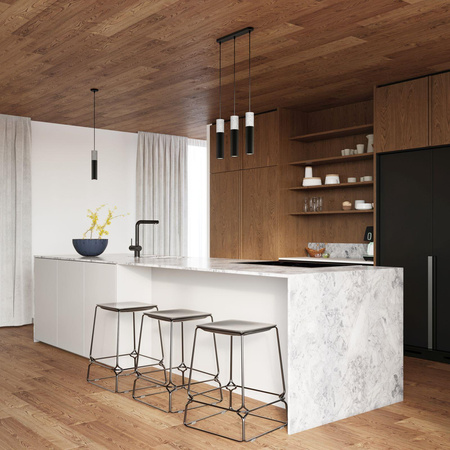 Sollux lampa wisząca Borgio 3xGU10 czarno/szara SL.1081