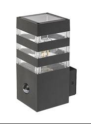 Rabalux kinkiet zewnętrzny Ankara z czujnikiem ruchu E27 antracytowy IP44 77025