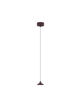 Luces Exclusivas lampa wisząca LED Acula ściemnialna Ø 9,2 cm 6W 355lm 3000K IP20 brązowa LE43493