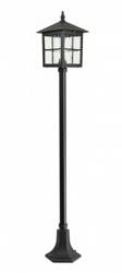 Su-ma lampa stojąca zewnętrzna Wenecja E27 czarna/patyna 156cm IP43 K 5002/1/KW