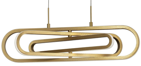 Luces Exclusivas lampa wisząca LED Hoyo 50W 3500lm 3000K złota LE41399