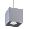 Sollux lampa wisząca Quad 1 GU10 szara SL.0061