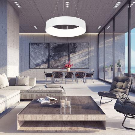 Milagro lampa wisząca LED Ohio 24W 1680lm 4000K biała ML6357