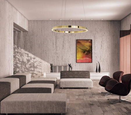 Maxlight lampa wisząca LED Luxury 67W 6700lm 3000K złota P0370D Linia Maxlight Select