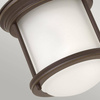 Quintiesse plafon łazienkowy Hadrian E27 brązowy IP44 QN-HADRIAN-MINI-F-OZ-OPAL
