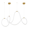 Luces Exclusivas lampa wisząca LED Dean 57W 3189lm 3000K złota LE41385
