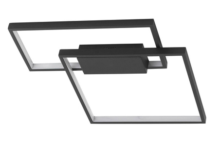 Luces Exclusivas plafon LED Mata 30W 2030lm 3000K czarny LE41442