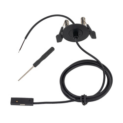 Nowodvorski podtynkowy moduł przewodzący zasilania zewnętrznego do szynoprzewodu 1-fazowego Nano-Lvm 6A czarny 11738