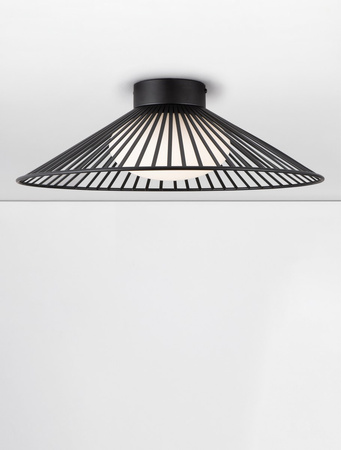 Luces Exclusivas lampa sufitowa LED Pena Ø 50 cm 15W 686lm 3000K IP20 czarna LE44250