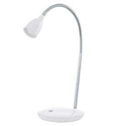 Eglo lampka biurkowa LED Durengo 3W 230lm 3000K biała/chrom 93078