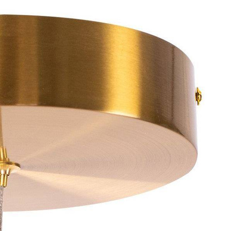 Step Into Design lampa wisząca LED Circle 93W 8835lm 3000K (+pilot) mosiężna 40+60+80cm ST-8848-40+60+80 brass