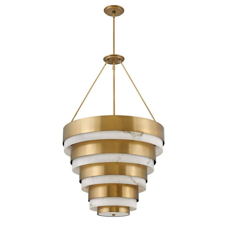 Quintiesse lampa wisząca Echelon 8xE14 mosiężna QN-ECHELON-8P