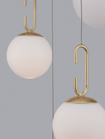 Luces Exclusivas lampa wisząca LED Yara 30,5W 3121lm 3000K biało/złota LE42732