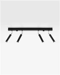 Sollux plafon (reflektorki) Eyetech 4 4xG9 czarny SL.0900