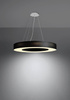 Sollux lampa wisząca Saturno Slim 70 6xE27 czarna SL.0754