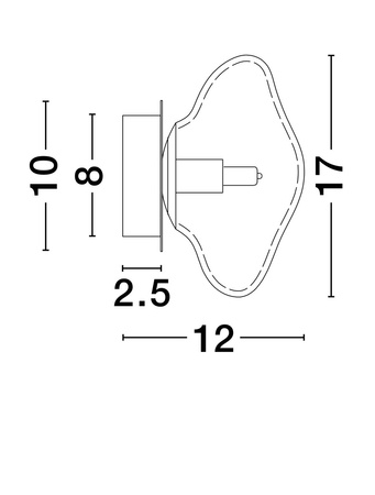 Luces Exclusivas kinkiet LED Nayarit Ø 17 cm G9 1x5W IP20 złoty LE44931
