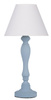Candellux lampka biurkowa Pastellio E14 biało/niebieska 41-01153
