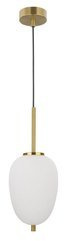 Luces Exclusivas lampa wisząca Pilar E14 biało/mosiężna LE41759