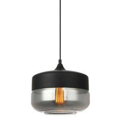 Italux lampa wisząca Molina E27 czarna MDM-2380/1 BK+SG