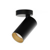 Nowodvorski kinkiet (reflektorek) Mono GU10 czarno/złoty 7763
