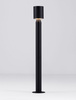 Luces Exclusivas lampa stojąca zewnętrzna LED Huancayo Ø 9 cm 6W 277lm 3000K IP65 wys. 59,5 cm czarna LE73759